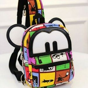 Super Cute Mickey Type Backpack w| Ears (NWOT)